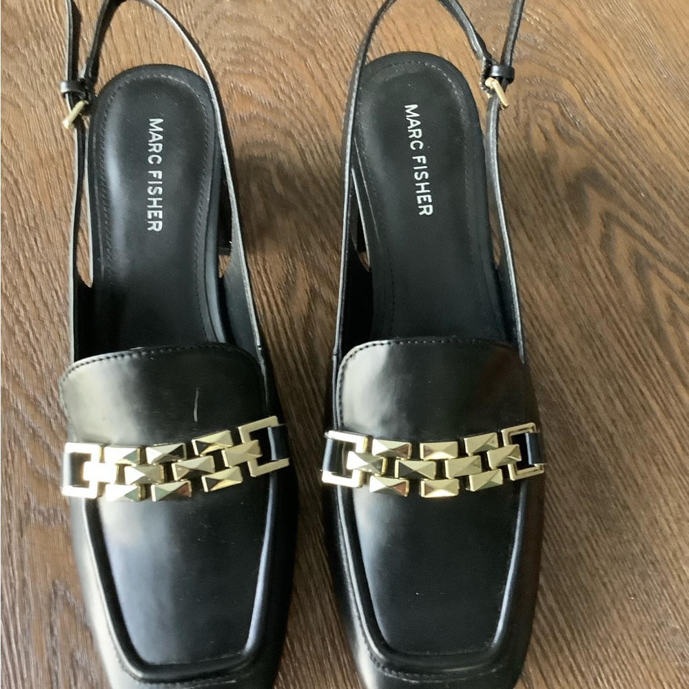 Marc Fisher Black Women's Loafers